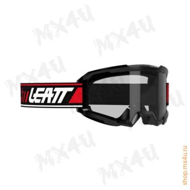 Маска кросс Vizion 2.5 Black Red Clear 90 VLT - миниатюра 1