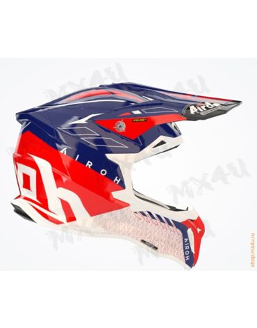 Внедорожный шлем Strycker Skin - Красный\Глянец
