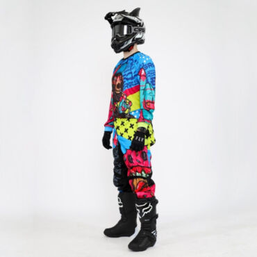 Grom Джерси + штаны Fatbear Limeblue - миниатюра 1