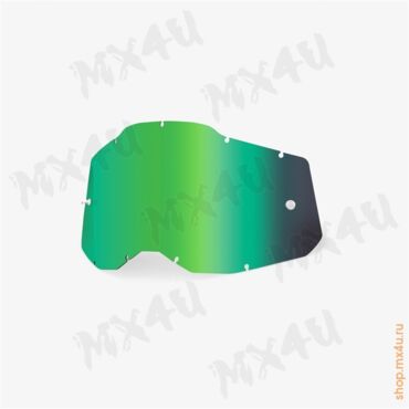 Линза 100% RC2 AC2 ST2 Replacement Lens Mirror Green (51008 260 01) - миниатюра 1