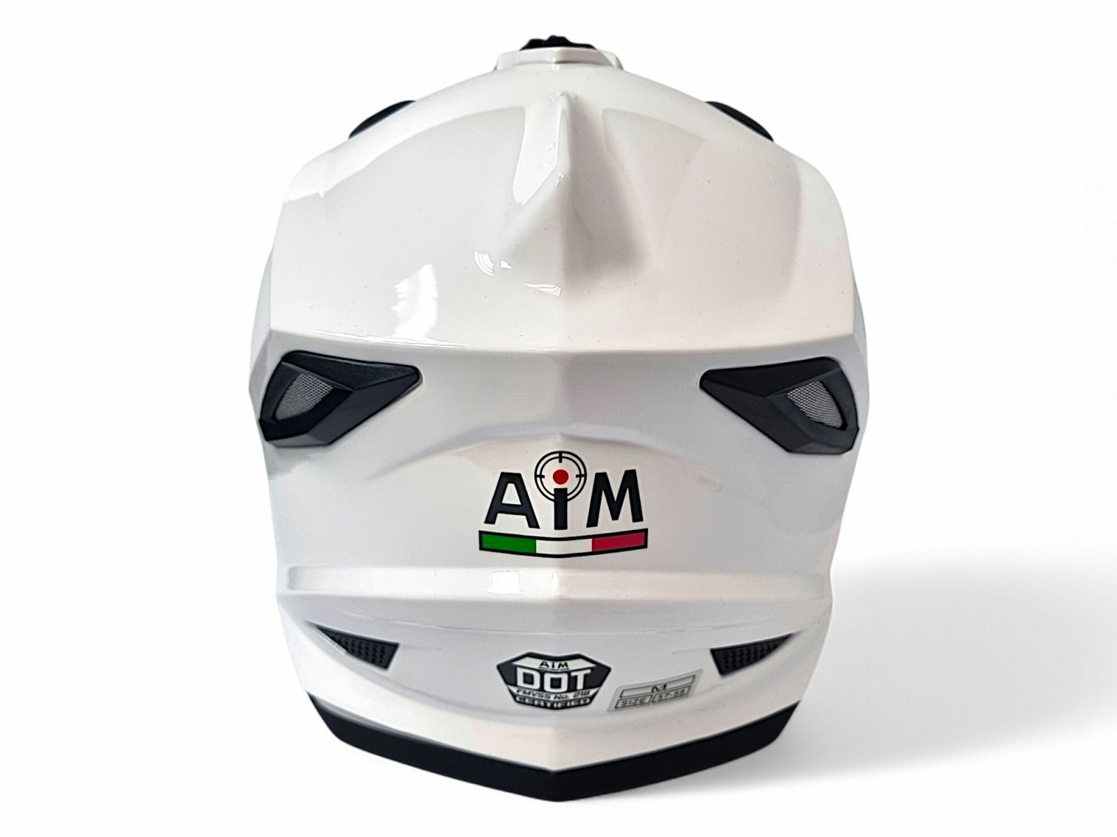 Шлем мотард AiM JK802 White Glossy