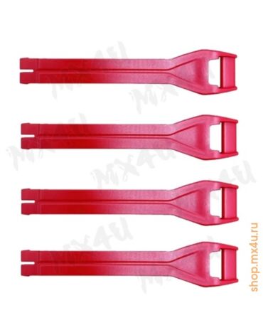 Ремешок длинный на Gaerne SG 22 красный (4шт)