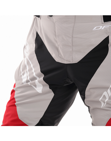 Штаны Эндуро Dragonfly Freeride Grey Red 2020
