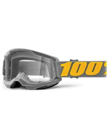 100% Очки кроссовые Strata MX RE Grey Yellow