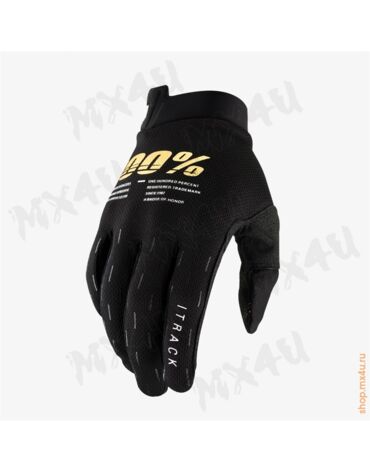 Мотоперчатки подростковые Itrack Youth Glove Black черные