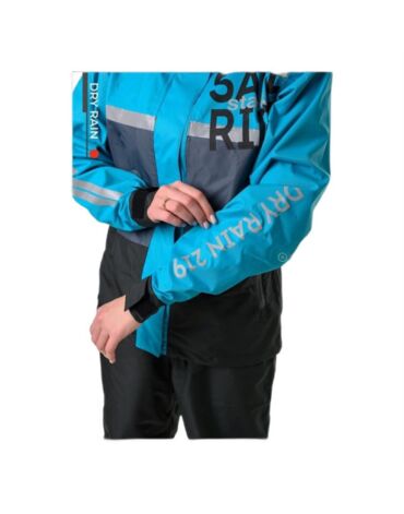 Starks Дождевая куртка женская Dry Rain DR 219 Серый Бирюзовый