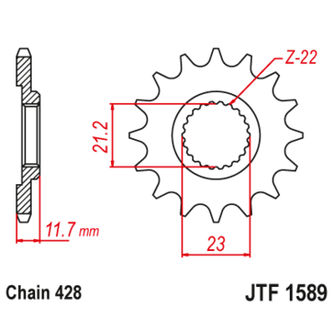 Звезда ведущая JTF1589.19 - миниатюра 1