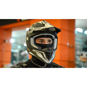 Кроссовый шлем IXS 362 2.2 черно серый матовый - миниатюра 4