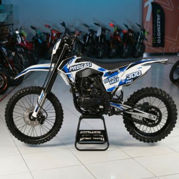 Мотоцикл эндуро PROGASI SUPER MAX 300 NG Blue White 21 18 - миниатюра 1