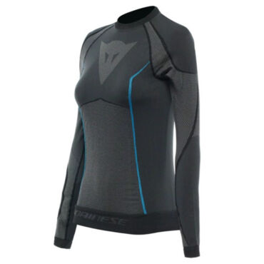 Dainese Термокофта Dry LS Lady black blue - миниатюра 2