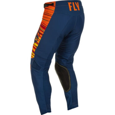 Штаны FLY RACING KINETIC WAVE Navy Orange - миниатюра 4