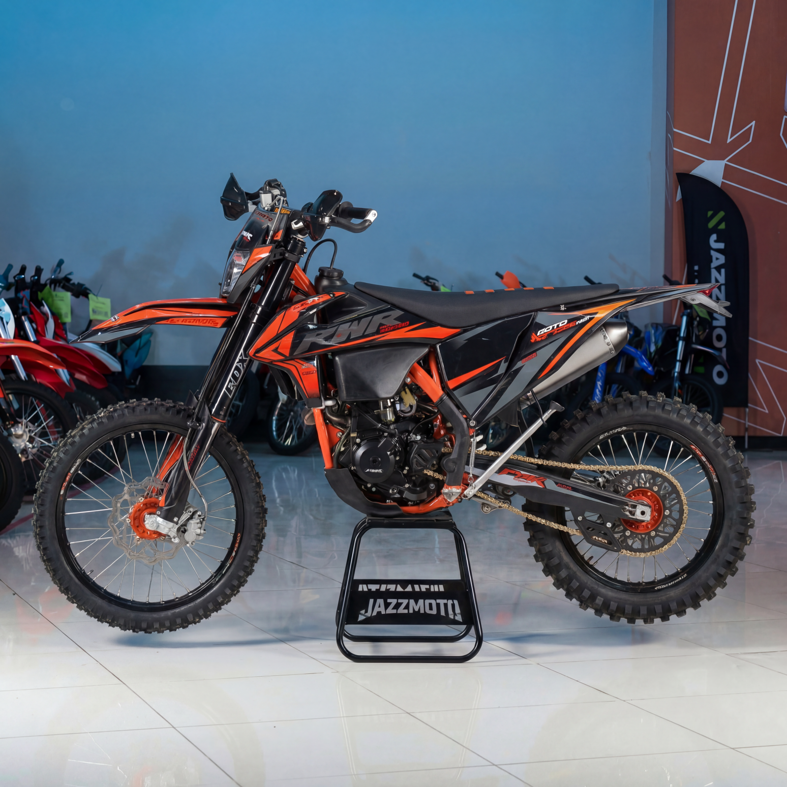 Мотоцикл кроссовый PWR FM300 NC (ZS 182MN) оранжевый