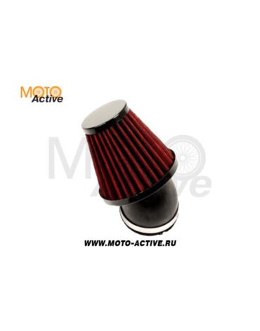 Фильтр воздушный нулевик №1 D 42mm металл красн