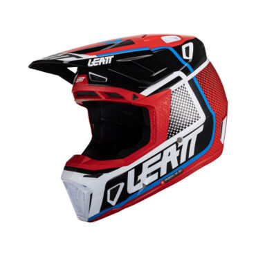 Leatt Мотошлем Moto 8.5 Kit Red (2024) - миниатюра 3