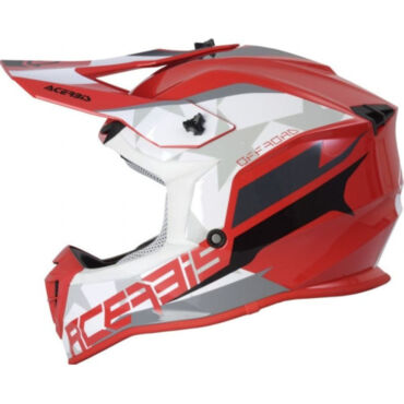 Acerbis Шлем кроссовый LINEAR Red White - миниатюра 3