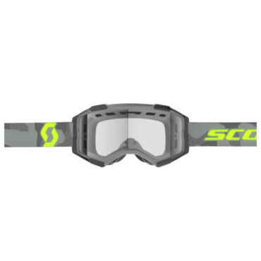 Scott Очки Fury Enduro light grey neon yellow clear - миниатюра 2