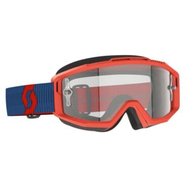 Scott Очки Split OTG dark blue neon red clear works - миниатюра 1