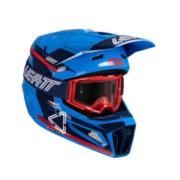 Leatt Шлем кроссовый Helmet Kit Moto 3.5 V25 Royal - миниатюра 2