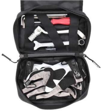 Сумка для инструментов на заднее крыло Acerbis Rear Tools Bag Logo, Черный Белый - миниатюра 2