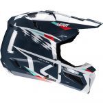 Шлем кроссовый Leatt Moto 3.5 V25 blue с очками - миниатюра 1