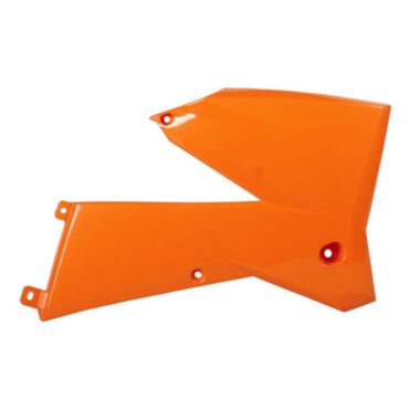 Обтекатель радиатора Polisport под мотоцикл KTM SX 2 4T 2005 06, EXC 2 4T 2005 07 оранжевый - миниатюра 1