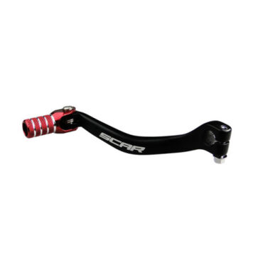Лапка переключения передач Scar под мотоциклы Suzuki RMZ450 08 19 красная - миниатюра 1