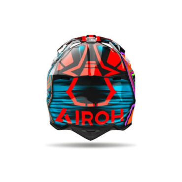 Airoh Мотошлем Wraaap Cyber Orange Glossy - миниатюра 2