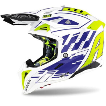 Шлем AIROH AVIATOR 3 Rampage Blue Gloss (Глянцевый) - миниатюра 8