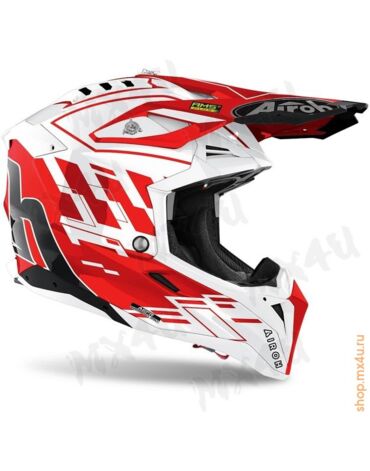 Кроссовый шлем Aviator 3 Rampage красный