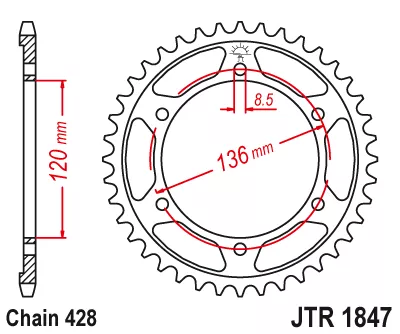 Звезда ведомая JTR1847
