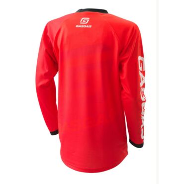 Мотоджерси подростковая GASGAS OFFROAD Kids Jersey, red black (YM, Детская Кросс эндуро) - миниатюра 2