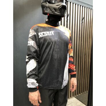 Scout Джерси Abstraction Black Orange - миниатюра 4