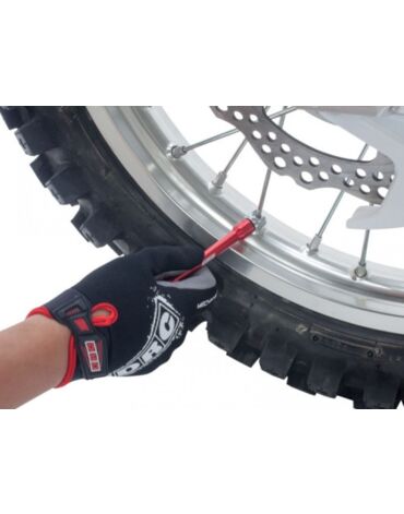 Ключ для спиц мотоцикла DRC Pro Spoke Wrench 5.6 7.0 Красный
