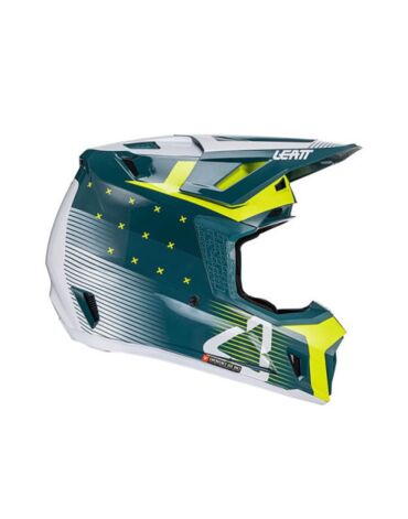 Leatt Шлем кроссовый Moto 7.5 V24 Acid Fuel