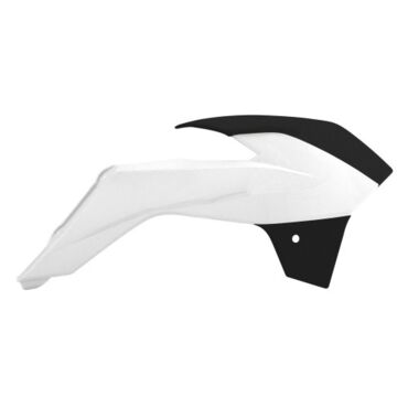 Боковины радиатора бело черные KTM SX85 13 17  - миниатюра 1