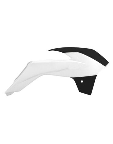 Боковины радиатора бело черные KTM SX85 13 17