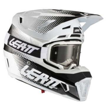 Leatt Шлем кроссовый Kit Moto 7.5 V22 White - миниатюра 2
