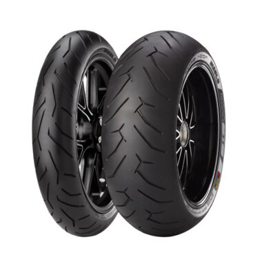 Мотошина Pirelli Diablo Rosso II R17 120 70 58 W Передняя (Front) TL - миниатюра 1
