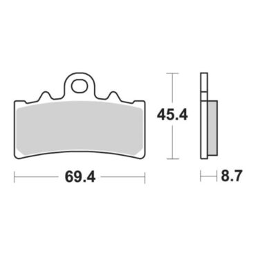 Колодки 952CM55, Braking - миниатюра 1
