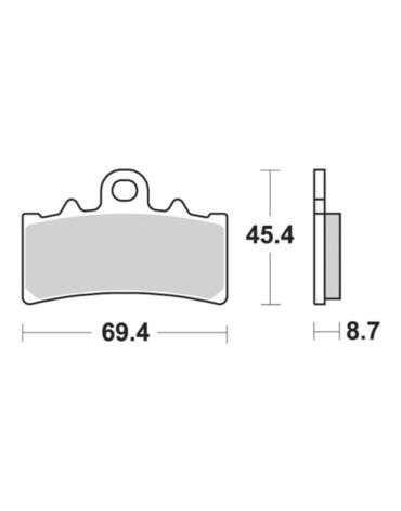 Колодки 952CM55, Braking
