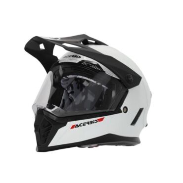 Acerbis Шлем детский Rider Junior White - миниатюра 4