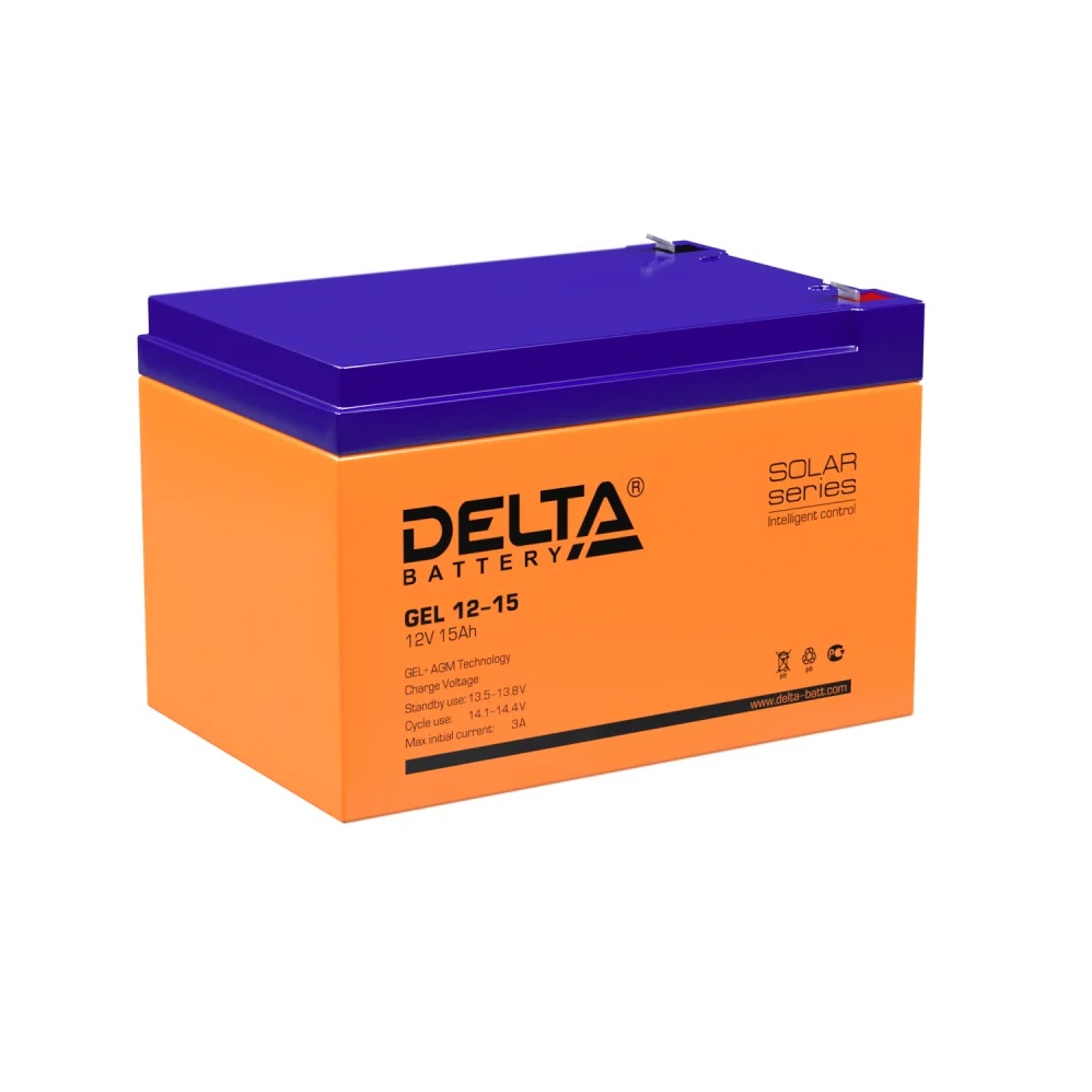 Аккумулятор Delta GEL 12 15 151x96x98 мм