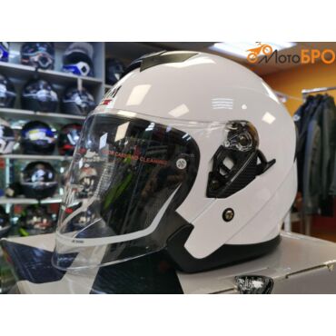 Шлем открытый AiM JK526 white glossy - миниатюра 2