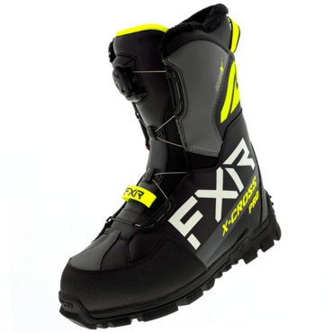 FXR Ботинки снегоходные X Cross Pro BOA с утеплителем Black Hi Vis - миниатюра 2