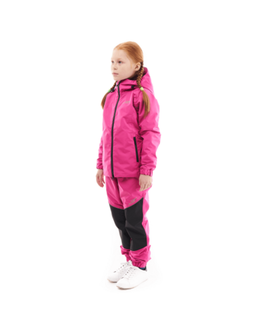 Dragonfly Детский комплект дождевой (куртка, брюки) EVO Kids PINK (мембрана)