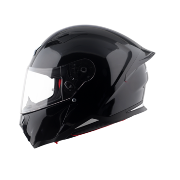 Шлем дорожный AXOR SH 890 HUNTER SOLID, black gloss (L, Взрослая  Дорожная) - миниатюра 3