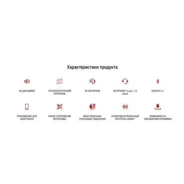 Sena Встраиваемая Bluetooth 4.1 мотогарнитура ACS10 - миниатюра 1