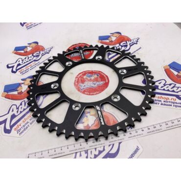 Scar звезда ведомая черная - 52 зуба KTM SX EXC / Husqvarna TE FE / GasGas EC MC - BLACK ( JTA 897 52 ) // SRS530 52BK - миниатюра 2