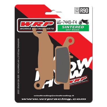 Тормозные колодки WRP WG 7449 F4 (LMP449 OR / FDB2230 / FA444) - миниатюра 1