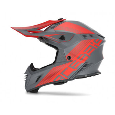 Acerbis Шлем X Track Grey Red - миниатюра 3